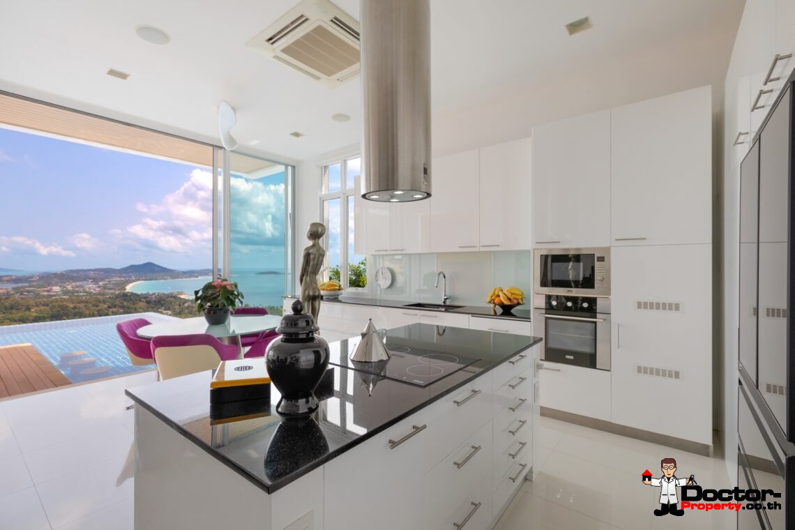 Luxury 3 Bedroom Sea View Villa – Chaweng Noi – Koh Samui – For Sale